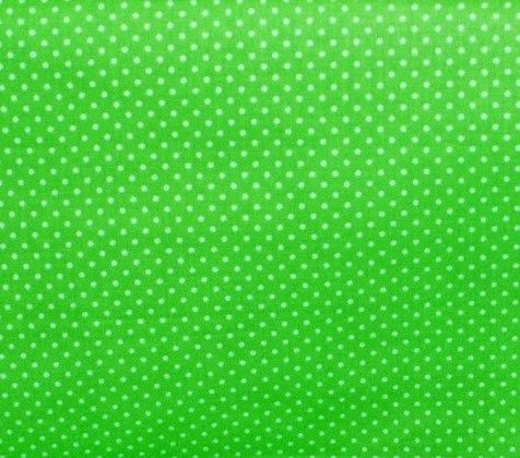 Zielony trawiasty kropki 4mm